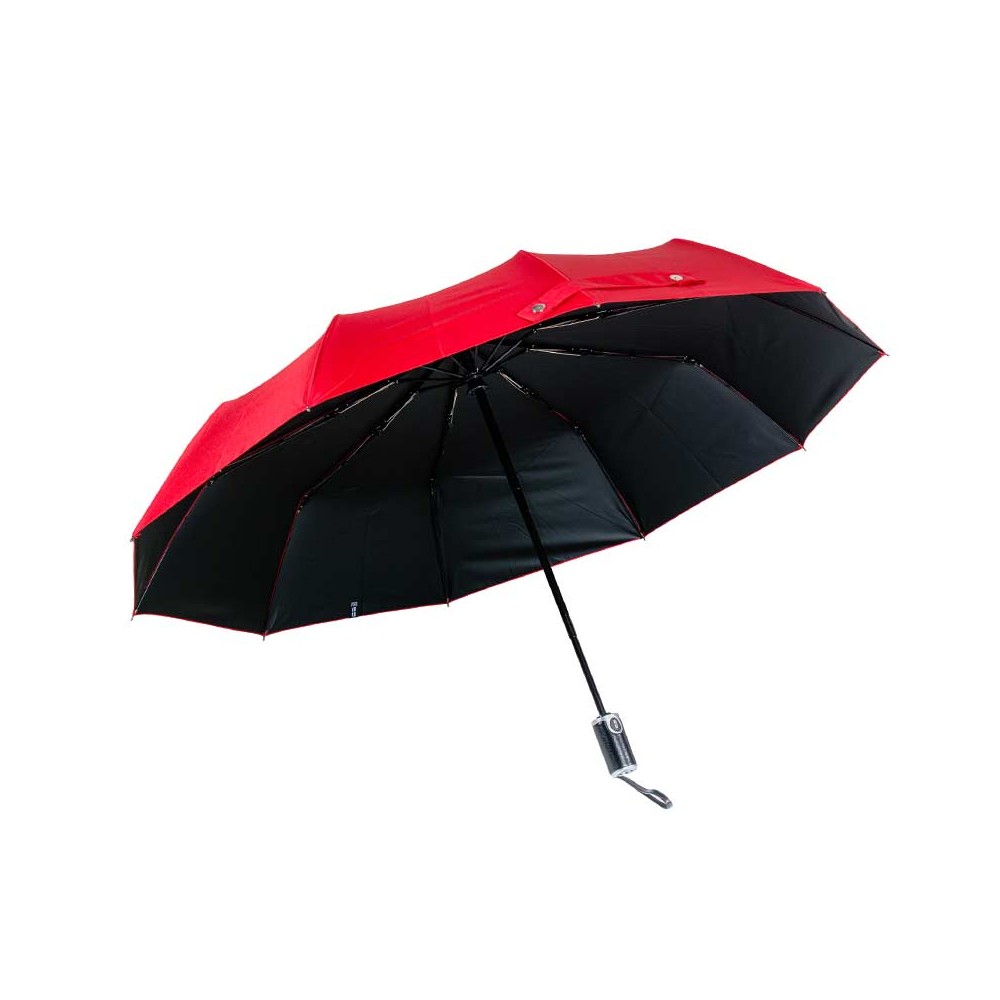 Della Solare UV Abrera Umbrella Red Open Canopy
