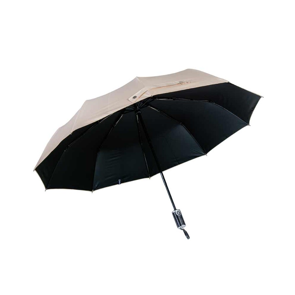 Della Solare UV Abrera Umbrella Cream Open Canopy